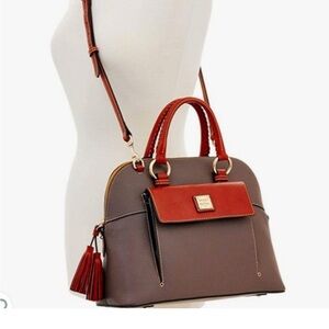 Dooney & Bourke Pebble Leather Aubrey Satchel